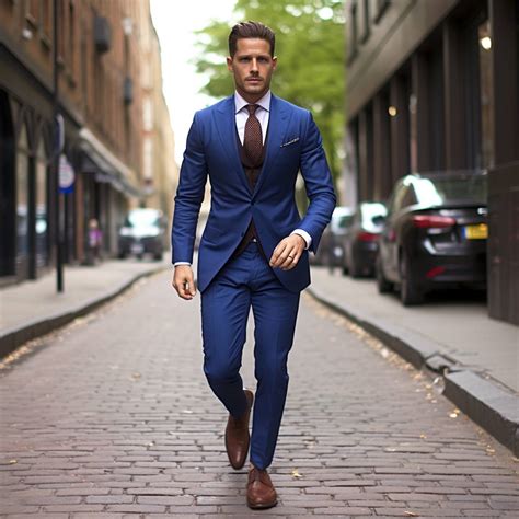 colour shoes with navy suit